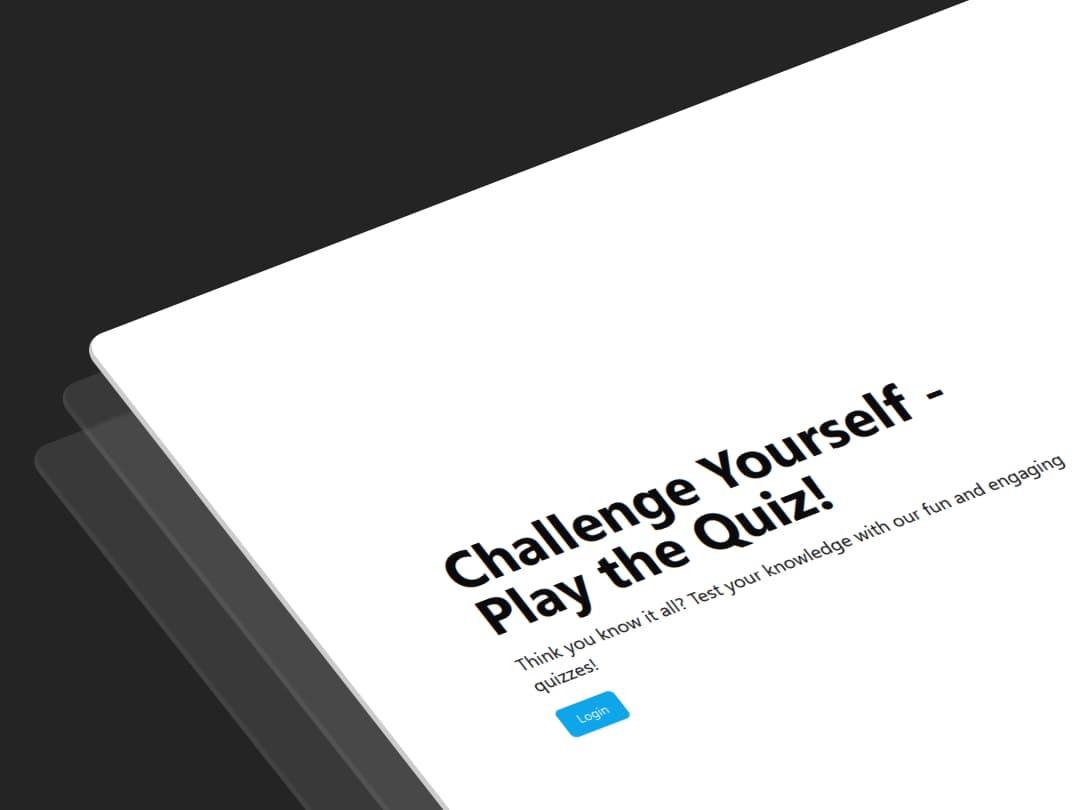 Quizin: A Full-Stack Quiz Application for Internship Challenge